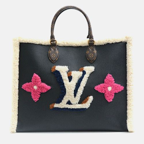 Shearling & Leather Vuitton OnTheGo Tote Bag - Louis Vuitton - Modalova