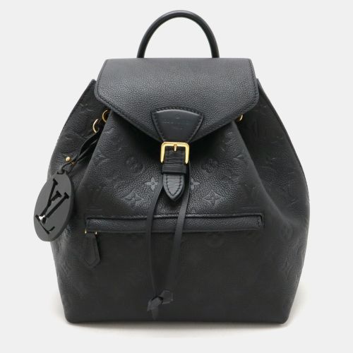 Louis Vuitton Black Leather Monogram Empreinte Montsouris PM Backpack - Louis Vuitton - Modalova