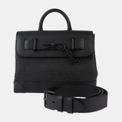 Louis Vuitton Black Taurillon Leather Steamer PM Handbag - Louis Vuitton - Modalova