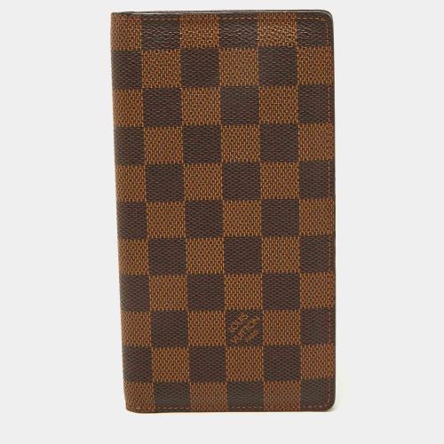 Damier Ebene Canvas Brazza Long Wallet - Louis Vuitton - Modalova