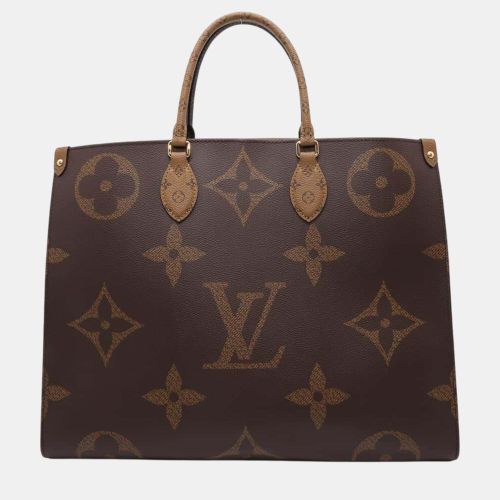 Red Monogram Monogram Reverse Canvas GM Onthego Tote Bag - Louis Vuitton - Modalova