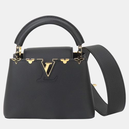 Capucines Mini Hand Shoulder Bag Taurillon Leather Noir - Louis Vuitton - Modalova