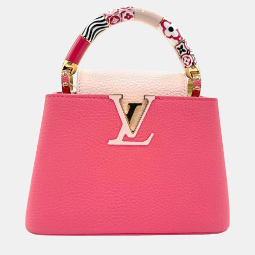 Rose Leather Capucines Mini By The Pool Shoulder Bag - Louis Vuitton - Modalova