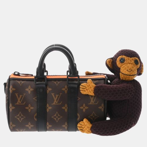 Louis Vuitton Brown Canvas Leather Monkey Keepall XS Shoulder Bag - Louis Vuitton - Modalova