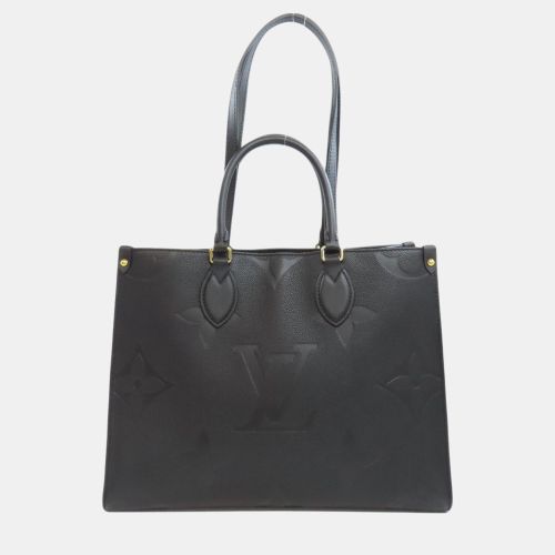 Louis Vuitton Black Monogram Empreinte Leather On the Go MM Shoulder Bag - Louis Vuitton - Modalova