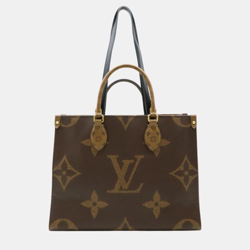 Louis Vuitton Monogram Giant On The Go Mm Tote Bag Shoulder Handbag - Louis Vuitton - Modalova