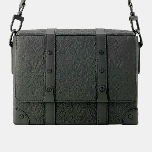 Louis Vuitton Black Monogram Taurillon Trunk PM Shoulder Bag - Louis Vuitton - Modalova