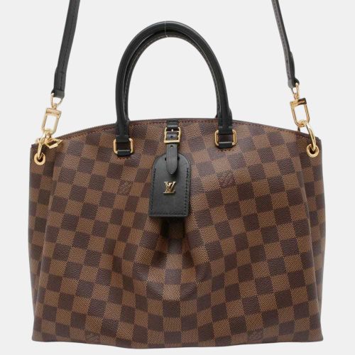 Black Damier Ebene Odeon MM Tote Bag - Louis Vuitton - Modalova