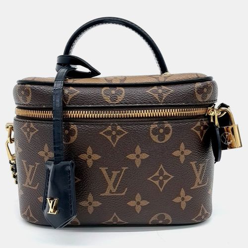 Louis Vuitton Brown Coated Canvas Vanity PM bag - Louis Vuitton - Modalova