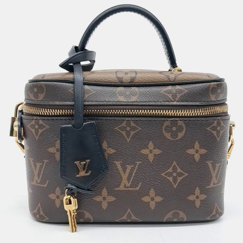 Louis Vuitton Brown Coated Canvas Vanity PM bag - Louis Vuitton - Modalova