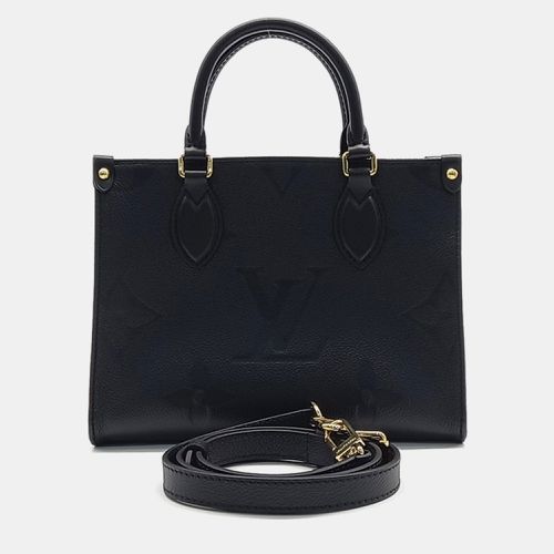 Louis Vuitton Black Leather Empreinte On The Go PM bag - Louis Vuitton - Modalova