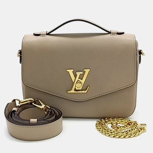 Louis Vuitton Beige Leather Lock Me Oxford Bag - Louis Vuitton - Modalova