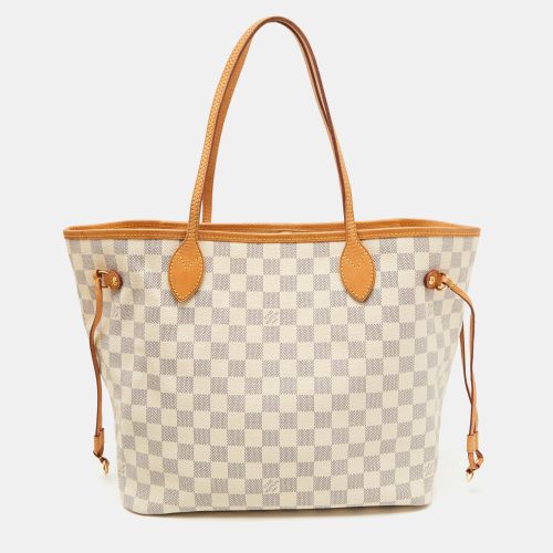 Damier Azur Canvas Neverfull MM Bag - Louis Vuitton - Modalova