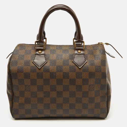 Damier Ebene Canvas Speedy 25 Bag - Louis Vuitton - Modalova