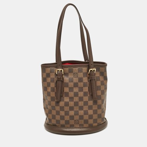 Louis Vuitton Damier Ebene Canvas Marais Bucket Bag - Louis Vuitton - Modalova