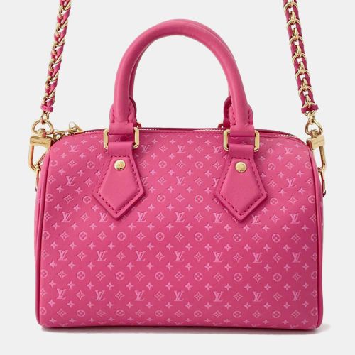 Rose Monogram Nanogram Speedy Bandouliere 20 Satchel Bag - Louis Vuitton - Modalova