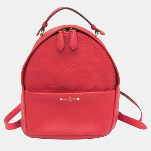 Cerise Monogram Empreinte Leather Sorbonne Backpack - Louis Vuitton - Modalova