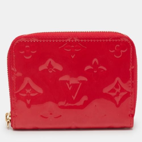 Rouge Grenadine Monogram Vernis Zippy Coin Purse - Louis Vuitton - Modalova