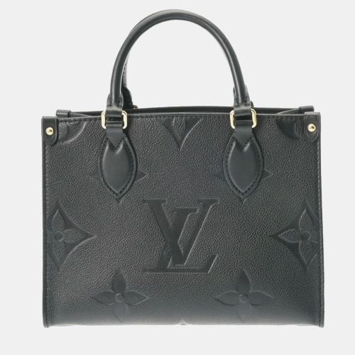 Louis Vuitton Noir Leather Monogram Empreinte On the Go PM Handbag - Louis Vuitton - Modalova