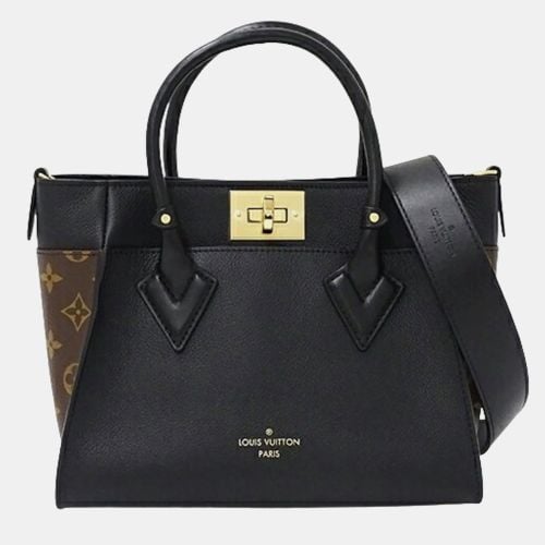 Louis Vuitton Black Brown Leather On My Side Handbag - Louis Vuitton - Modalova