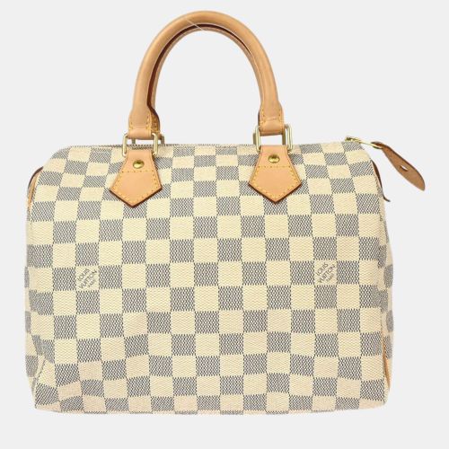 Damier Azur Canvas Speedy 25 Handbag - Louis Vuitton - Modalova