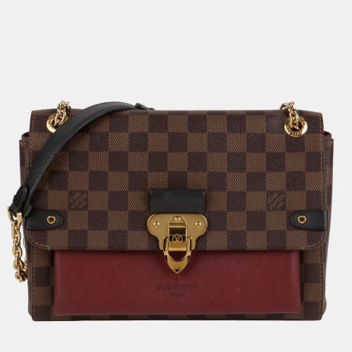 Louis Vuitton Brown Damier Ebene with Leather PM Vavin Handbag - Louis Vuitton - Modalova