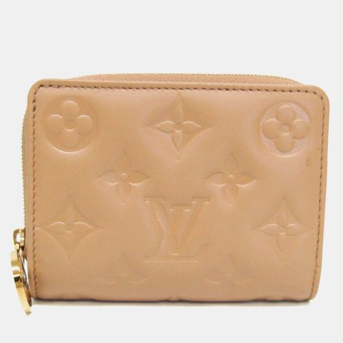 Louis Vuitton Camel Lamb Leather Monogram Lou Wallet - Louis Vuitton - Modalova