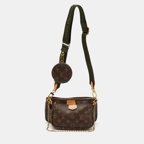 Louis Vuitton Khaki Green Monogram Canvas Multi Pochette Accessoires Bag - Louis Vuitton - Modalova