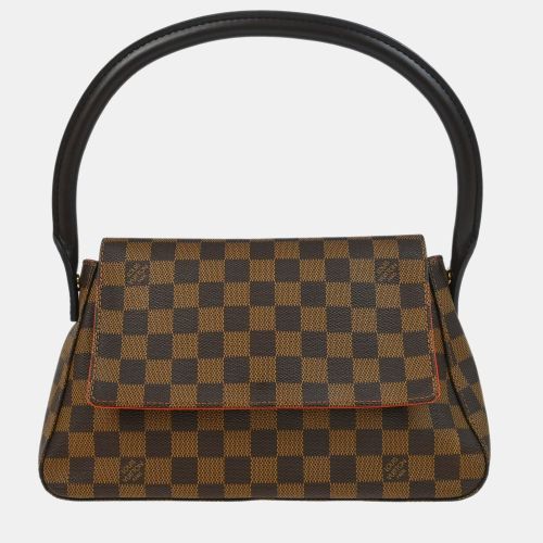 Mini Looping PM Ebene Damier Canvas Top Handle Bag - Louis Vuitton - Modalova
