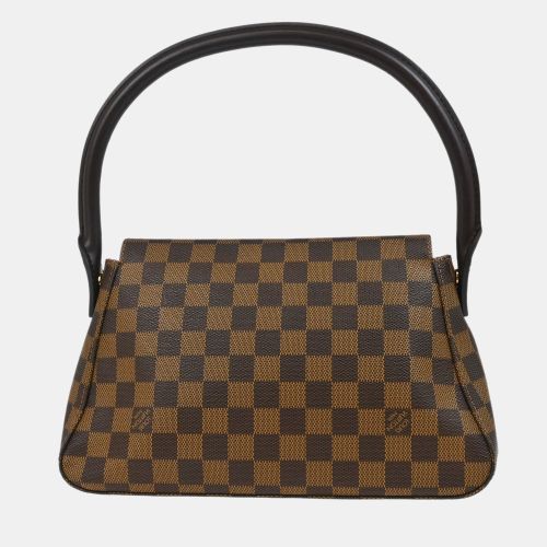 Mini Looping PM Ebene Damier Canvas Top Handle Bag - Louis Vuitton - Modalova