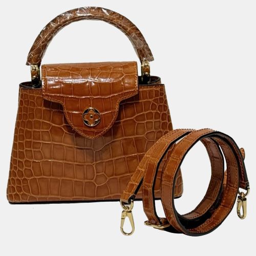 Louis Vuitton Capucines Mini Crocodile Top Handle Bag - Louis Vuitton - Modalova