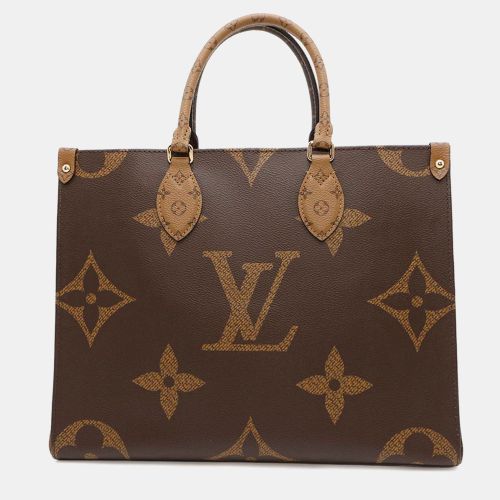 Louis Vuitton Onthego Red Monogram Monogram Reverse Canvas Monogram Giant Size Mm - Louis Vuitton - Modalova