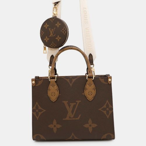 Louis Vuitton OnTheGo PM Monogram Reverse Canvas Tote Bag - Louis Vuitton - Modalova