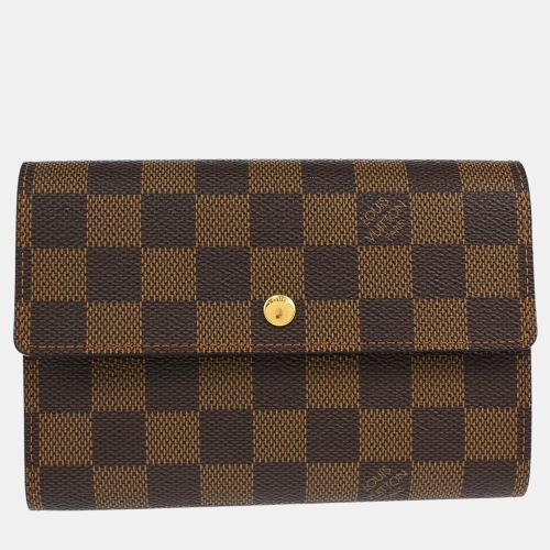 Louis Vuitton Damier Ebene Canvas Wallet - Louis Vuitton - Modalova