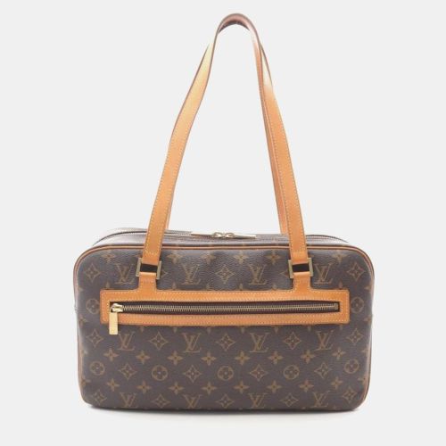 Louis Vuitton Cite GM Brown Monogram Canvas Shoulder Travel Bag - Louis Vuitton - Modalova