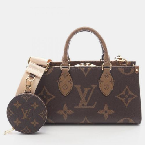 Louis Vuitton OnTheGo EW Brown Monogram Giant Reverse Canvas Tote Bag - Louis Vuitton - Modalova