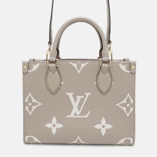 Louis Vuitton Grey Monogram Empreinte Giant OnTheGo PM - Louis Vuitton - Modalova