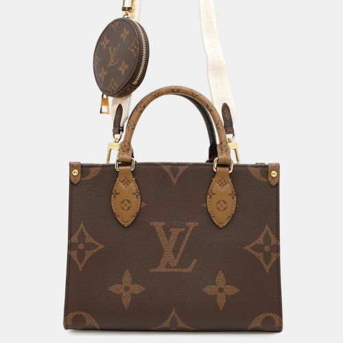 Louis Vuitton Onthego PM Brown Monogram Giant Canvas Tote Bag - Louis Vuitton - Modalova
