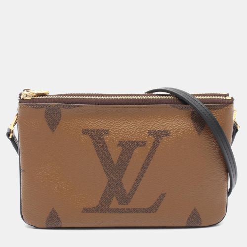 Louis Vuitton Pochette Double Zip Shoulder Bag Monogram Giant Reverse - Louis Vuitton - Modalova