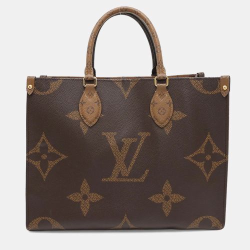 Louis Vuitton OnThego Red Monogram Monogram Reverse Canvas Monogram Giant Size MM - Louis Vuitton - Modalova