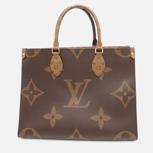 Louis Vuitton Onthego Red Monogram Monogram Reverse Canvas Monogram Giant Size MM - Louis Vuitton - Modalova