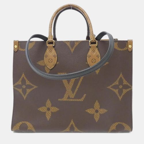 On The Go MM Monogram Giant Canvas Shoulder Bag - Louis Vuitton - Modalova