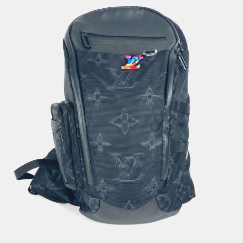 Louis Vuitton 3D Monogram Black Nylon Leather Backpack - Louis Vuitton - Modalova