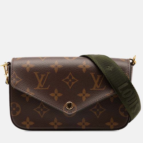 Louis Vuitton Felicie Strap & Go Brown Monogram Canvas Crossbody Bag - Louis Vuitton - Modalova
