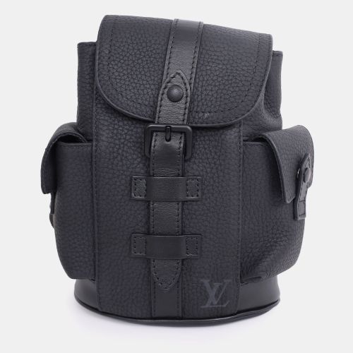 Louis Vuitton Black Taurillon Christopher XS Backpack - Louis Vuitton - Modalova