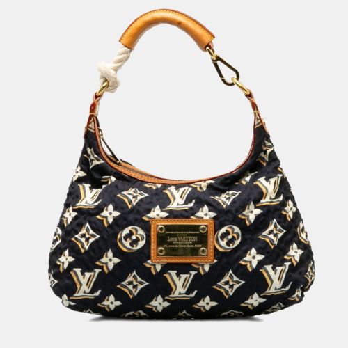 Louis Vuitton Monogram Cruise Bulle Pm Shoulder Bag Marine Navy Nylon Leather - Louis Vuitton - Modalova