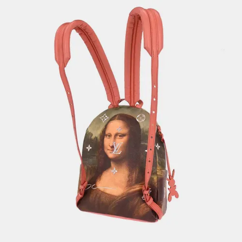 Masters Collection Jeff Koons Da Vinci Palm Springs PM Multicolor Monogram Canvas Leather Backpack Bag - Louis Vuitton - Modalova