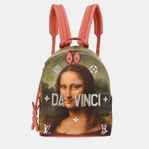Masters Collection Jeff Koons Da Vinci Palm Springs PM Multicolor Monogram Canvas Leather Backpack Bag - Louis Vuitton - Modalova