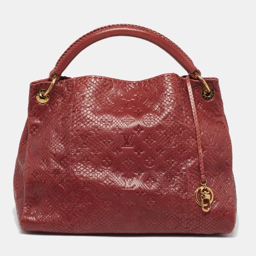 Artsy MM Monogram Python Bag - Louis Vuitton - Modalova