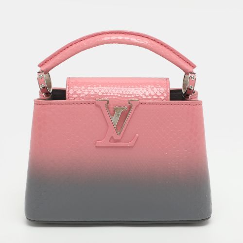 Capucines Mini /Grey Python Top Handle Bag - Louis Vuitton - Modalova
